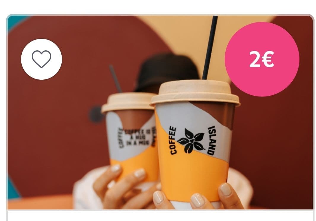 Coffee Island -2€ Κουπόνι από Dei myRewards 