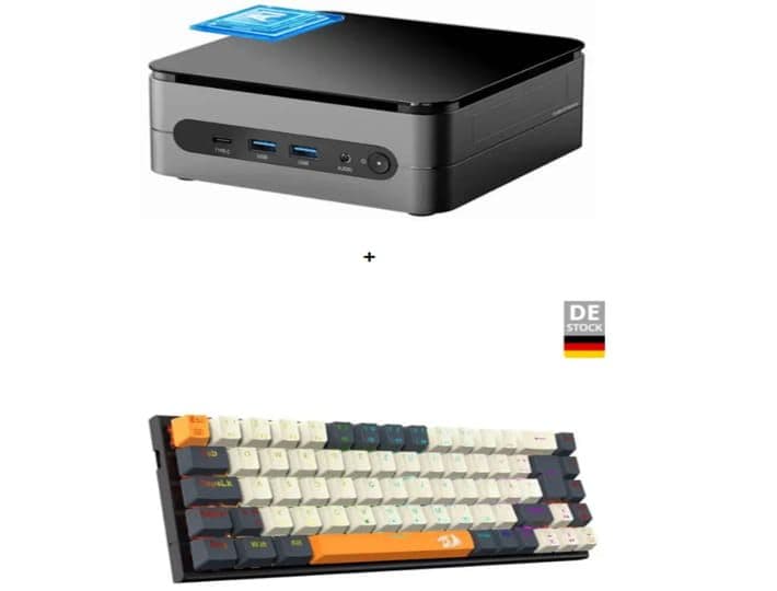 (AI MINI PC) OUVIS F1A, Intel AI Boost Core Ultra 5 125H 14 Cores Up to 4.5GHz και Arc iGPU|16GB DDR5 1TB NVMe SSD|και δώρο πληκτρολόγιο αξίας 44,99€, στα 499€