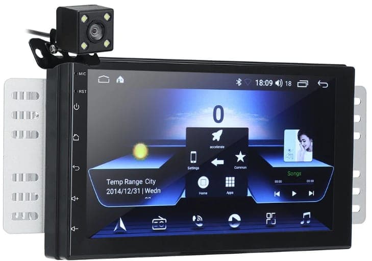 (upgrade) iMars 7'' 2G+32G Android 10.0 Car Stereo Radio MP5 Player 2 Din 2.5D Screen GPS WIFI bluetooth FM με κάμερα στα 29€, Banggood