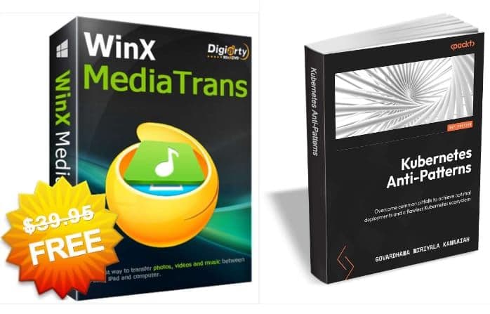 Δωρεάν το WinX MediaTrans V8.0 - Ultimate iPhone iPad Manager και το Kubernetes Anti-Patterns ($39.99 Value)
