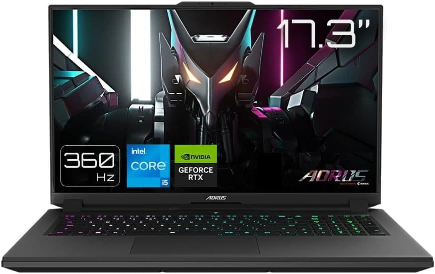 Gigabyte Aorus 7 9KF-E3GB513SH (17.3" FHD IPS 360Hz / i5-12500H / 16GB / 512GB / RTX 4060 / W11 / QWERTY UK)