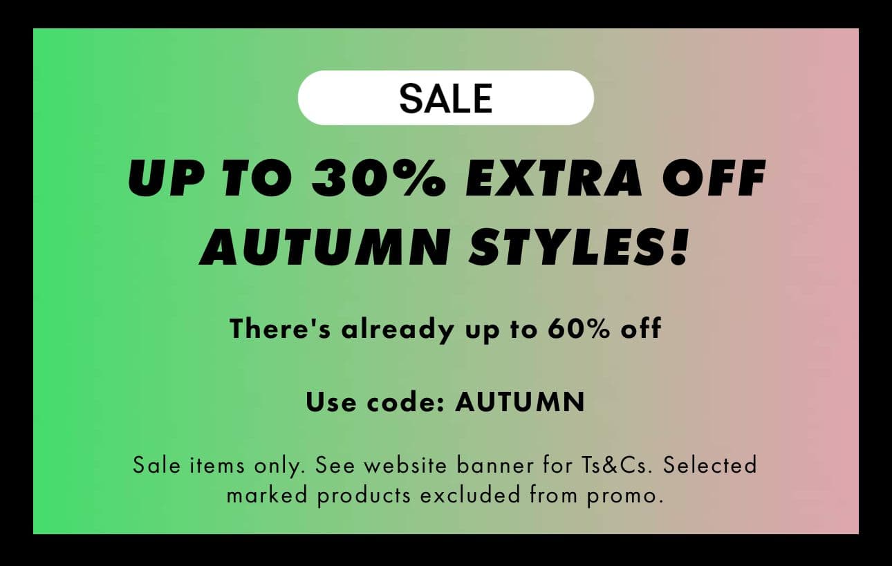 Έως -30% extra στο ASOS σε επιλεγμένα προϊόντα (που έχουν ήδη έκπτωση έως -60%)