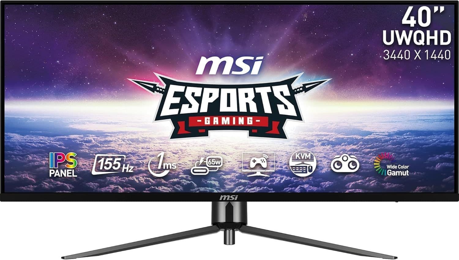 [Οθόνη] MSI MAG 401QR (40", UWQHD, 155Hz, IPS)