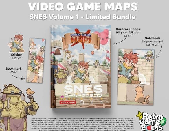 Δωρεάν το Video Game Maps: SNES Volume 1 (Ebook - 1,29gb) με τα Chrono Trigger, Final Fantasy IV-VI, BS Zelda, Donkey Kong Country με τον κωδικό προσφοράς SNES