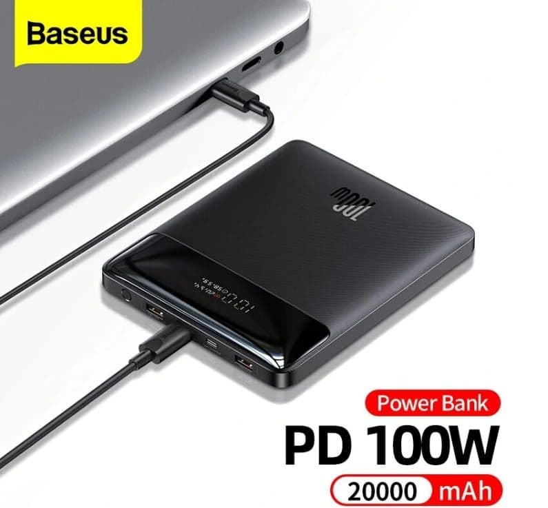 Baseus Blade PD 100W 74Wh 20000mAh Power Bank|Type-C*2 & 30W USB-A*2 Fast Charging στα 58,23€, Banggood