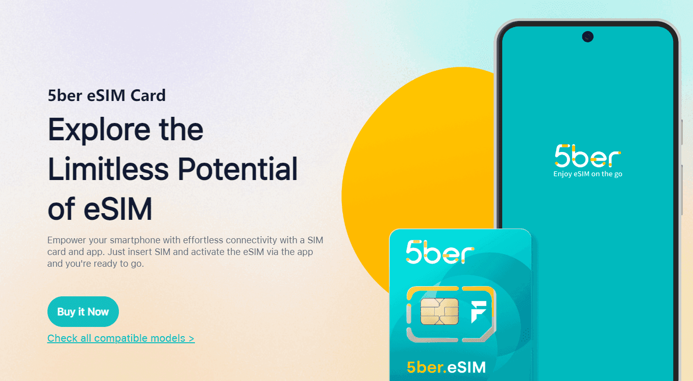 5ber virtual eSIM για συσκευές Android που ΔΕΝ υποστηρίζουν eSIM (upd)