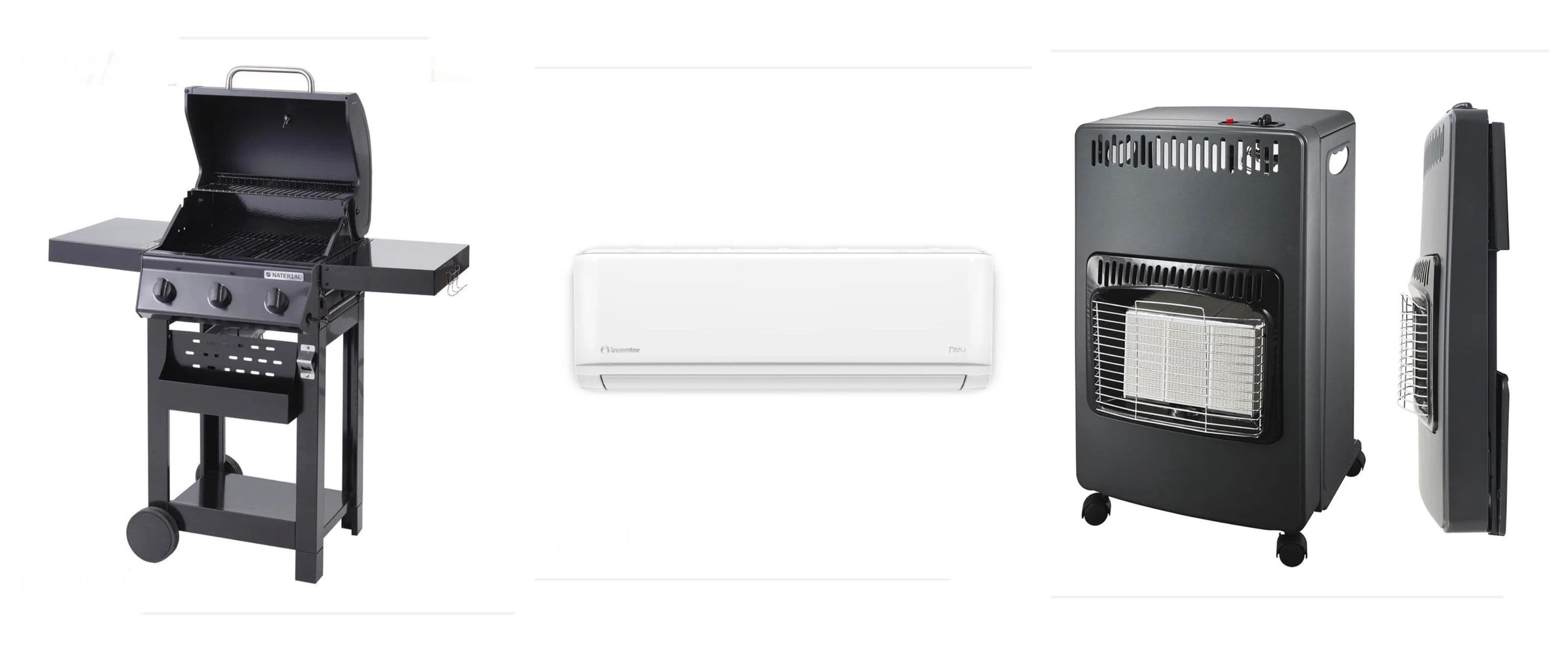Weekend Offers (Ψησταριές, Κλιματιστικό INVENTOR, Σόμπα Υγραερίου κ.ά.) στο Leroy Merlin