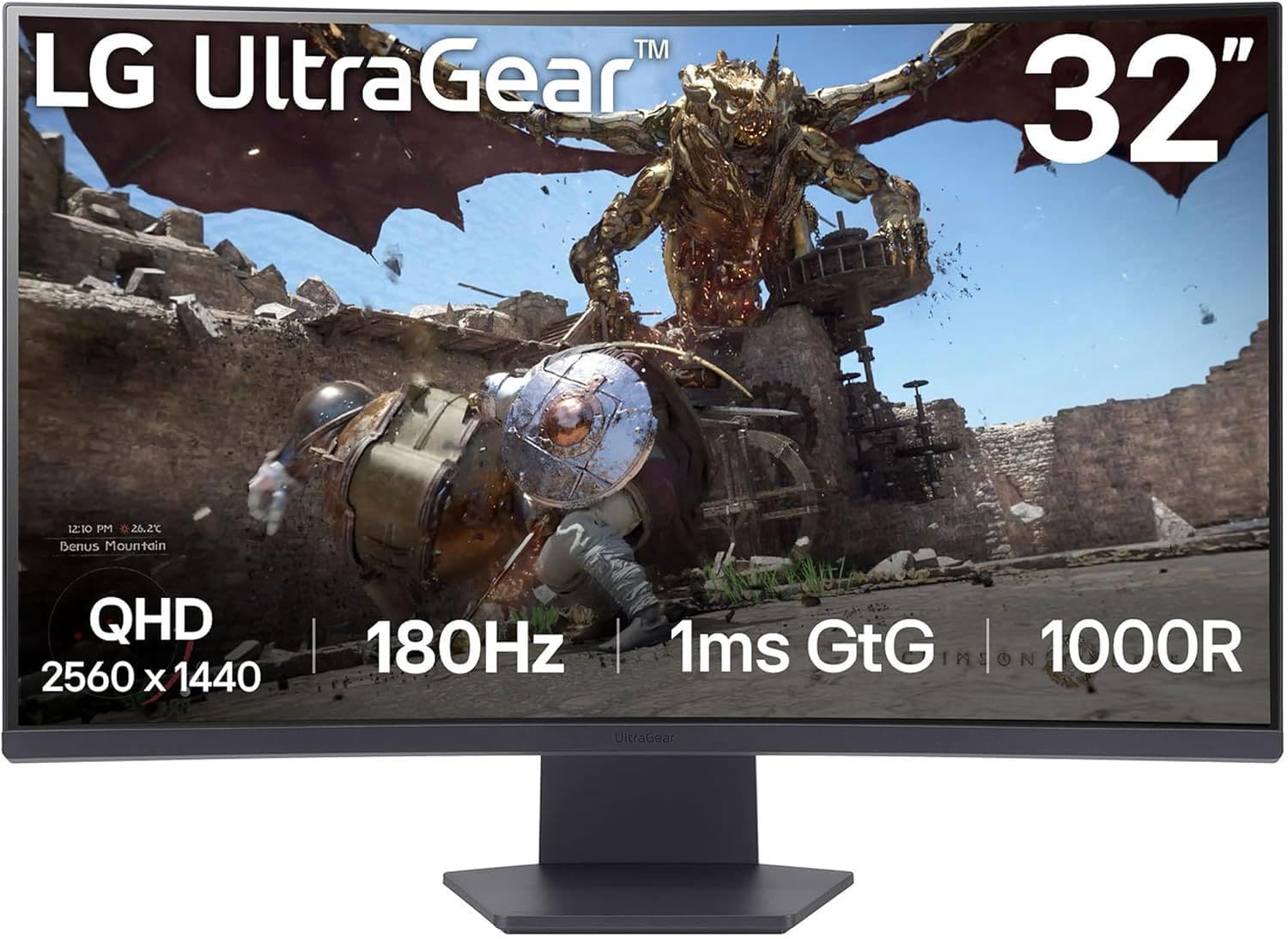 [Οθόνη] LG UltraGear 32GS60QX-B (32", QHD, 180Hz, VA)