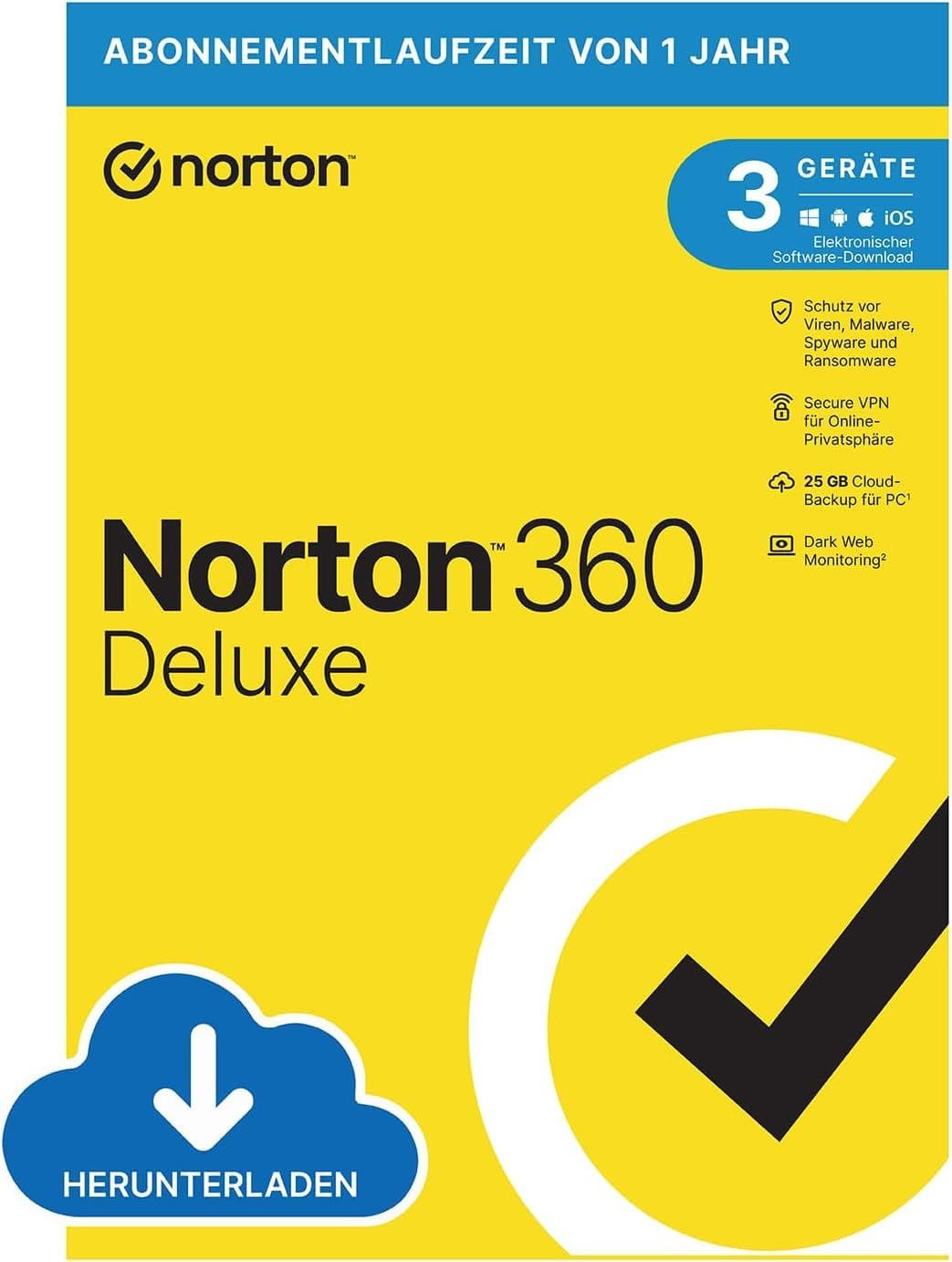Norton 360 Deluxe (3 Συσκευές / 1 Έτος)