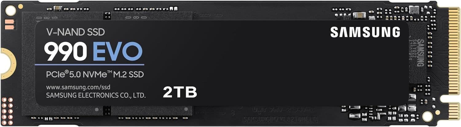 Samsung 990 Evo SSD 2TB M.2 NVMe PCI Express 4.0