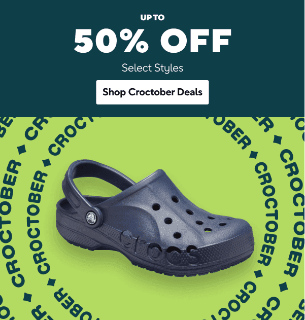 Crocs εκπτώσεις εως 50%