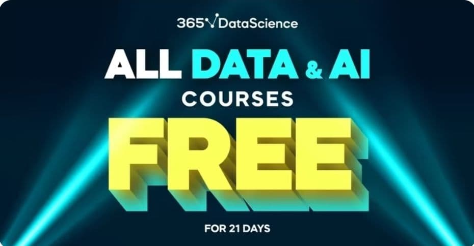 365 Data Science: Όλα τα μαθήματα δωρεάν για 21 ημέρες