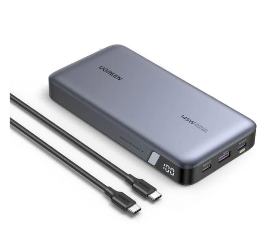 Ugreen 145W 25000mAh for Laptop-3 Ports Power Bank 53.59€ Gshopper 