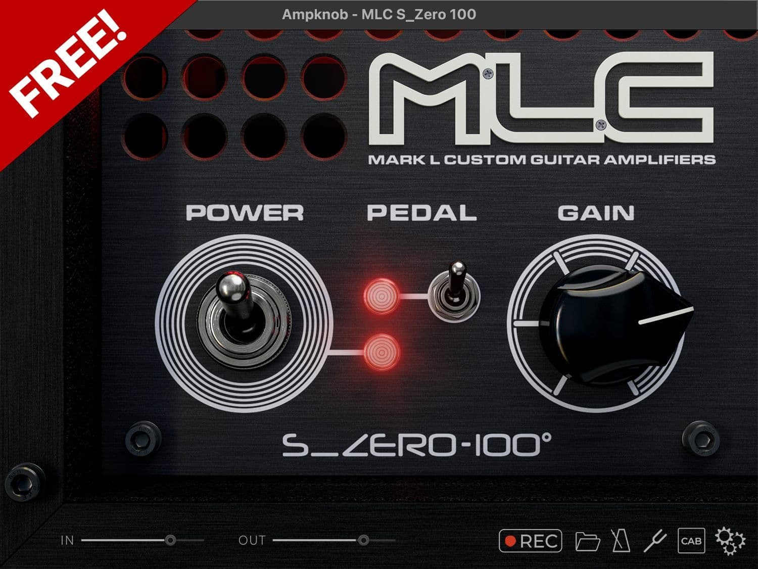 Ampknob MLC S_Zero 100 (plugin ηλ. κιθάρας)