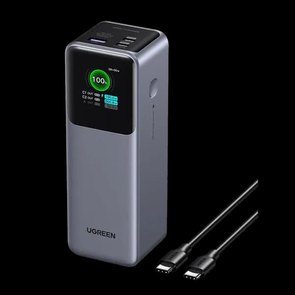 Power Bank 25000mAh 200W με Smart Digital Display Ugreen Nexode & ΔΩΡΟ το Ugreen 15W Magnetic Wireless Qi Charger, στα 76.99€