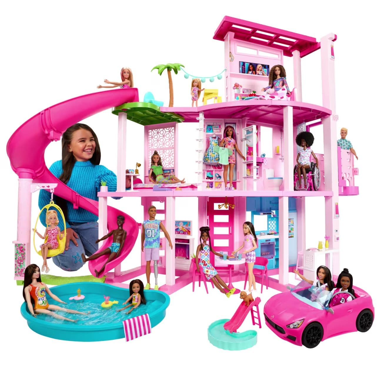 Barbie Dreamhouse Πλαστικό Κουκλόσπιτο για συνδρομητές skroutz+