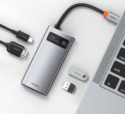 (EΚ) - Baseus Metal Gleam Series 5-IN-1 Multifunctional Type-C Hub HDMI 4K 3XUSB3.0 στα 21.45 στο e-shop