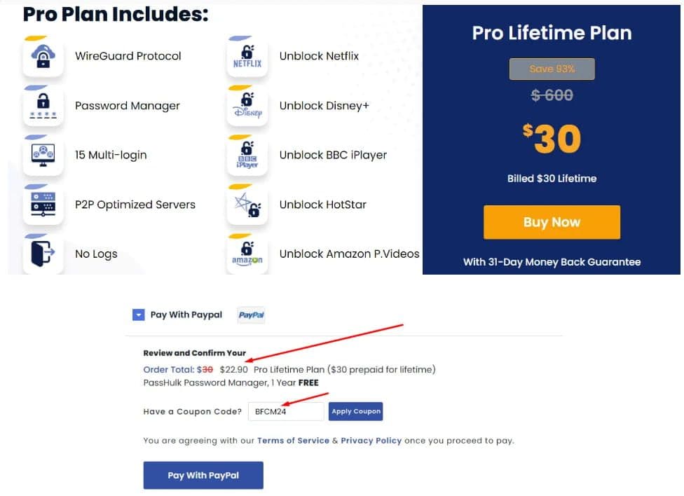 FASTESTVPN Pro Lifetime Plan + πρωτόκολλο WireGuard + Password Manager στα 20€