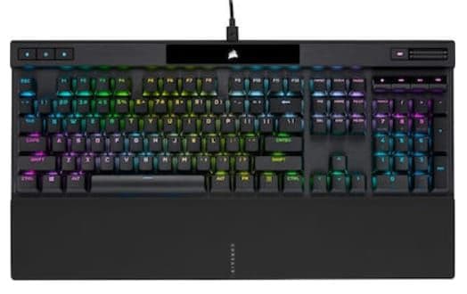 Corsair K70 RGB Pro Gaming Ενσύρματο Πληκτρολόγιο με Cherry MX Red διακόπτες και RGB φωτισμό Μαύρο (US), στα 99€