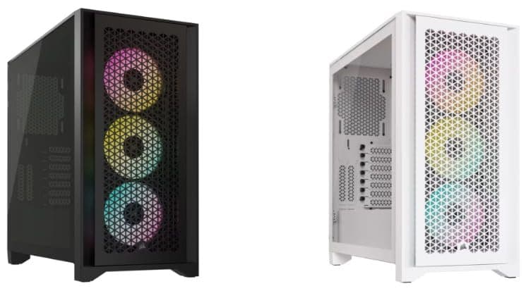 Corsair 4000D RGB Airflow Gaming Midi Tower Κουτί Υπολογιστή με Πλαϊνό Παράθυρο σε 2 χρώματα στα 99,9€, ΠΛΑΙΣΙΟ