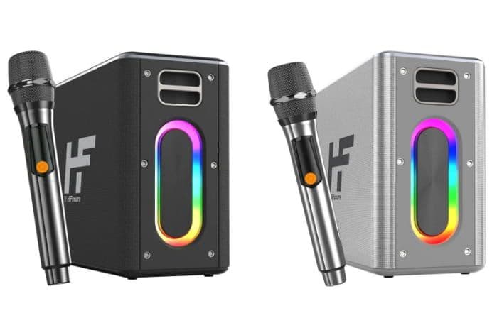 HiFuture Ηχείο με λειτουργία Karaoke BT Speaker Musicbox με 2 μικρόφωνα σε 2 χρώματα στα 69€, websupplies