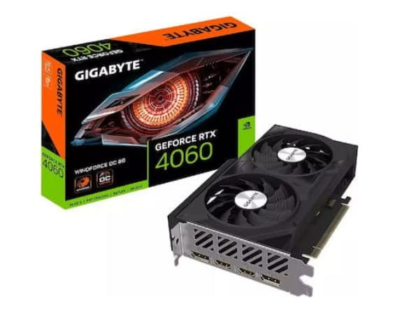 Gigabyte VGA GeForce RTX 4060 Windforce OC 8 GB στα 279€ από το ΠΛΑΙΣΙΟ