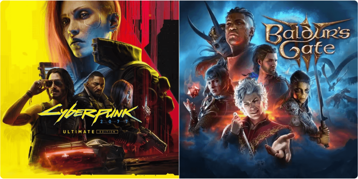 Baldur's Gate 3 / Cyberpunk 2077: Ultimate Edition για PC ( απο GoG DRM Free με χρηση Via VPN Mολδαβια-Ουκρανια) 22.81€ (23.99$)