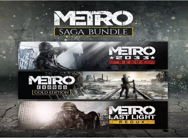 Metro Exodus στα 2,99€ και Metro Saga Bundle στα 6,96€ για PC, από το Steam (ιστορικά χαμηλά)