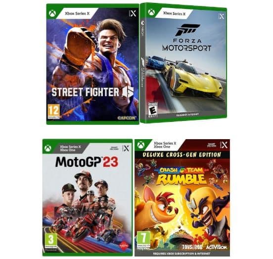 (Xbox Series X) Forza Motorsport στα 19,9€|Street Fighter 6 στα 19,9€|MotoGP 23 στα 9,9€|Crash Team Rumble Deluxe Edition στα 9,9€