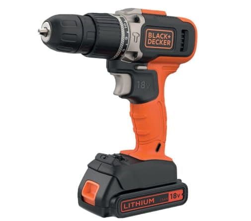 BLACK&DECKER κρουστικό δραπανoκατσάβιδο μπαταρίας BCD003C1 18V στα 47€, The Mart