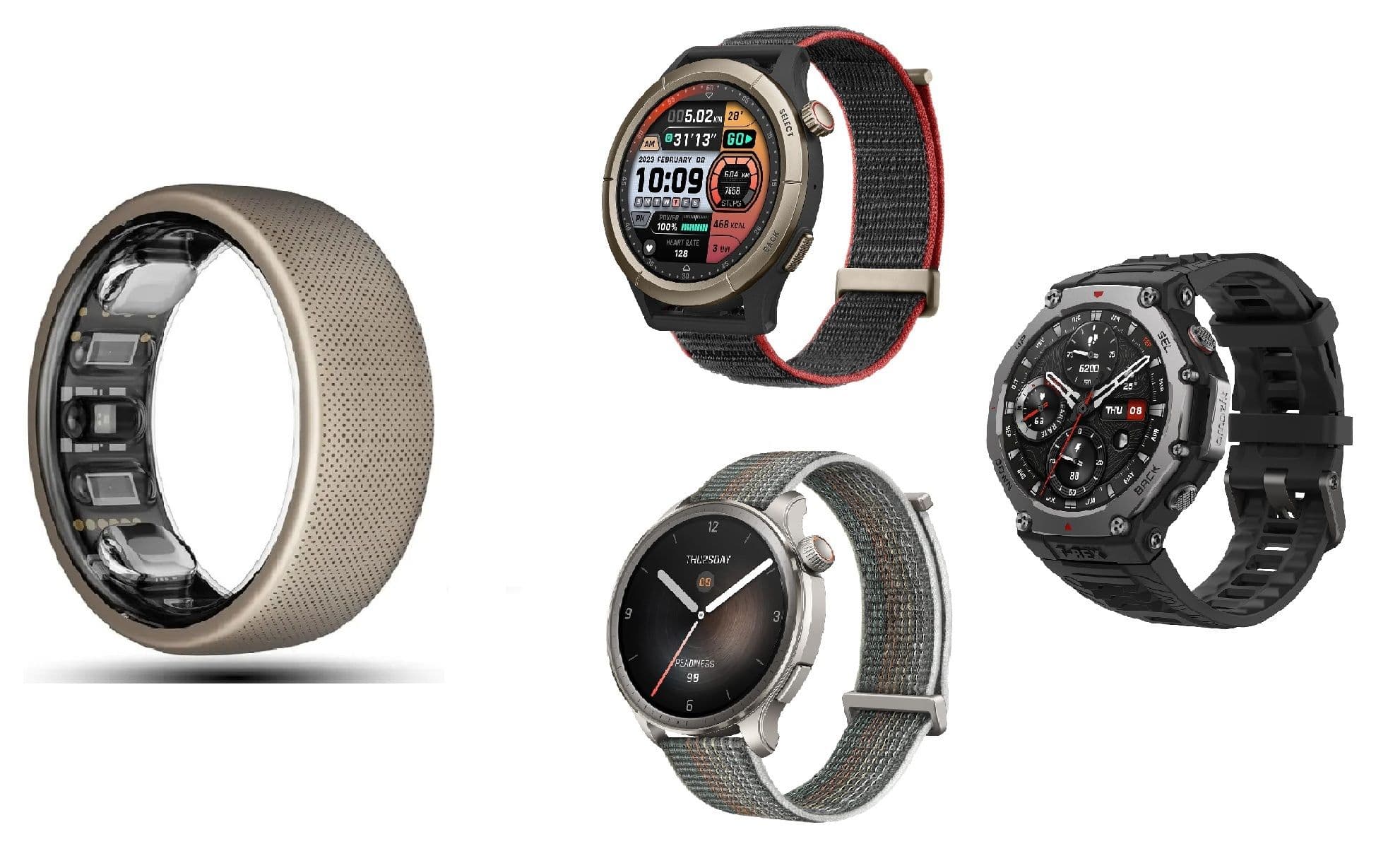Amazfit Helio Ring έξυπνο δαχτυλίδι 156.20€ & άλλες προσφορές σε Amazfit smartwatches