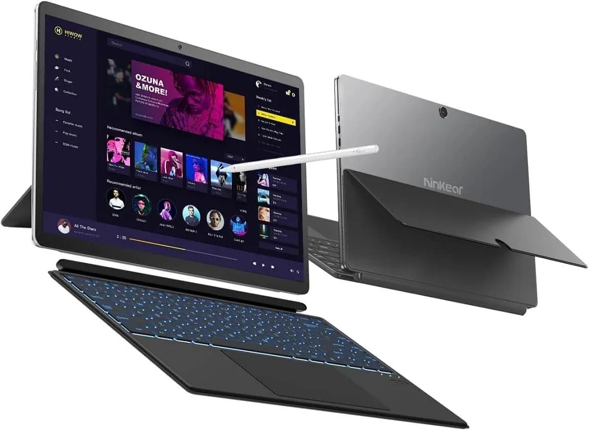 Laptop 2 in 1 Ninkear T40 | 14" Full HD IPS touch | Intel N100 | 16 GB RAM | 512 GB SSD | Windows 11 | Stylus Pen