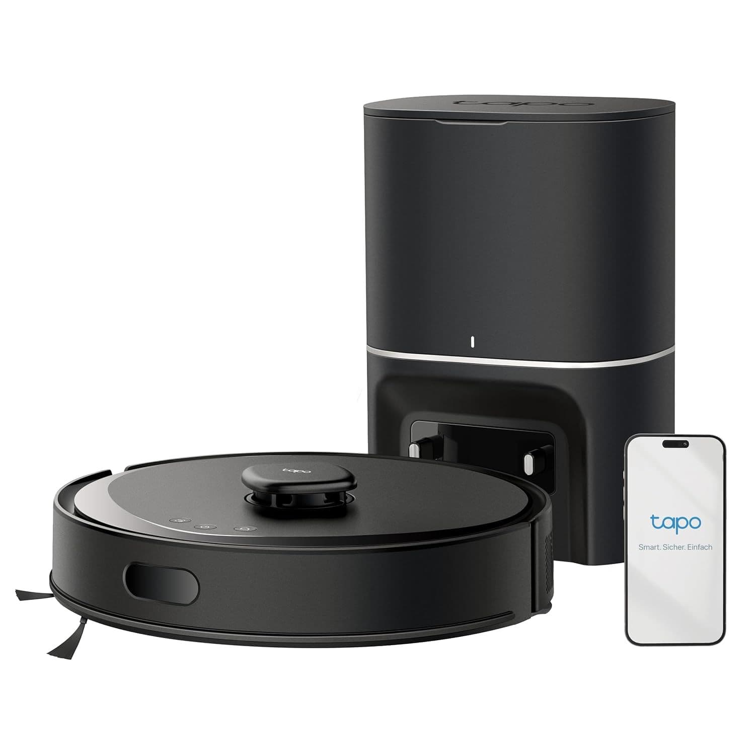 TP-Link Tapo RV30 Max Plus Σκούπα Ρομπότ με Βάση Αυτόματου Καθαρισμού