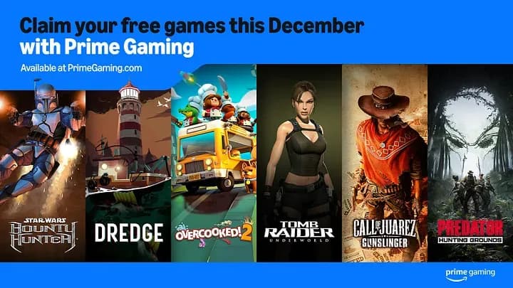 Prime Gaming: Δωρεάν Παιχνίδια Δεκέμβριος 2024 [Dredge, Overcooked 2 και άλλα]