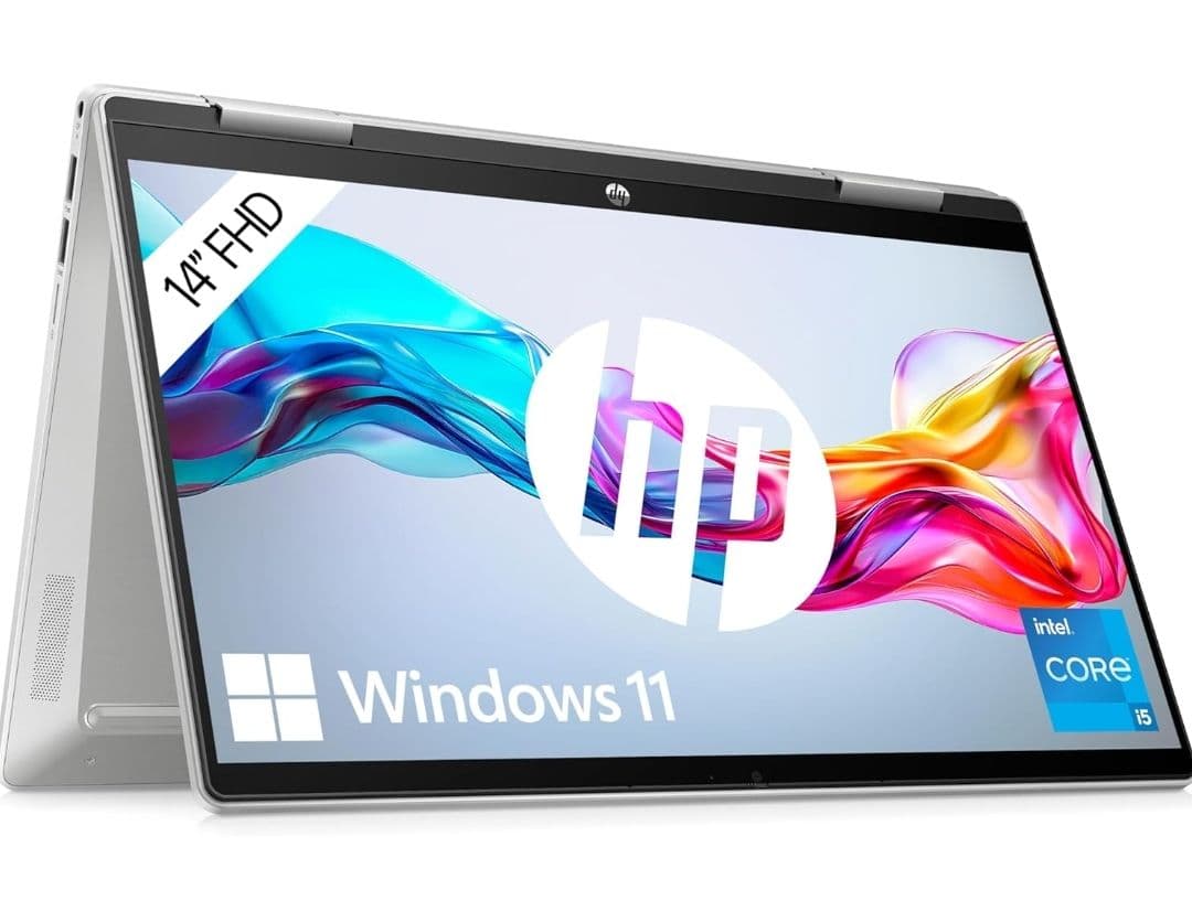 Φορητός υπολογιστής HP Pavilion x360 2-σε-1 | Οθόνη αφής 14" FDH | Intel Core i5-1335U | 16 GB DDR4 RAM | 512 GB SSD