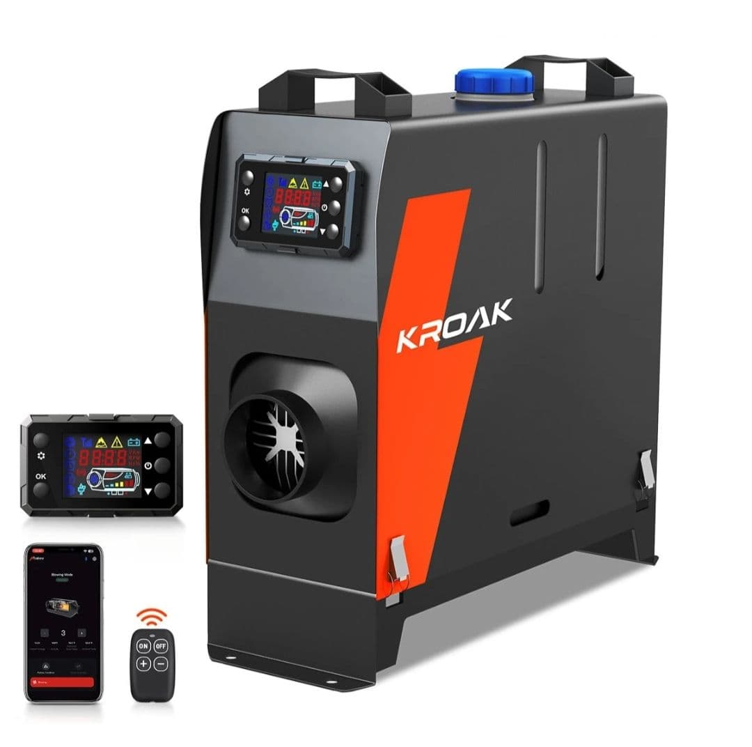 KROAK L1 8KW 12V 24V θερμαντήρας χώρου με Bluetooth 80.74€ Banggood 