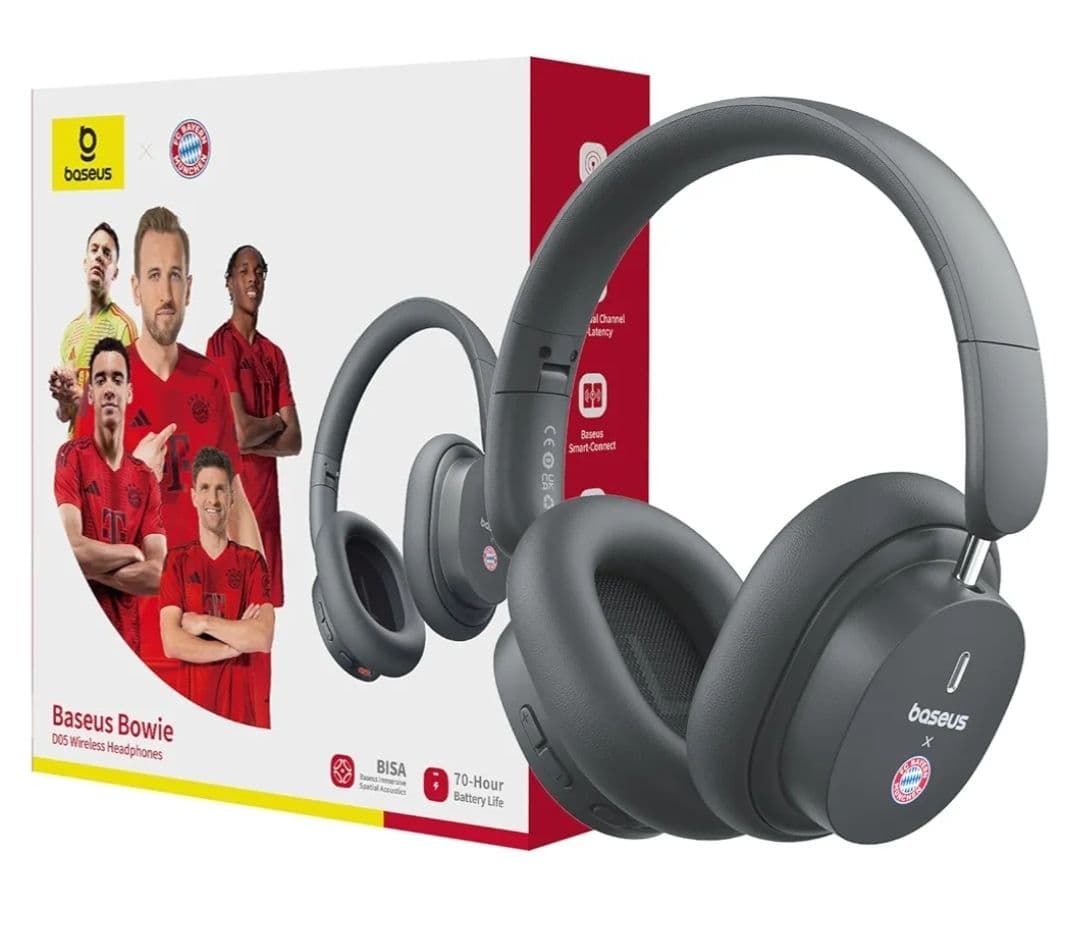 Baseus Bowie D05 Bluetooth ακουστικά over ear «Bayern Munich» 29.78€