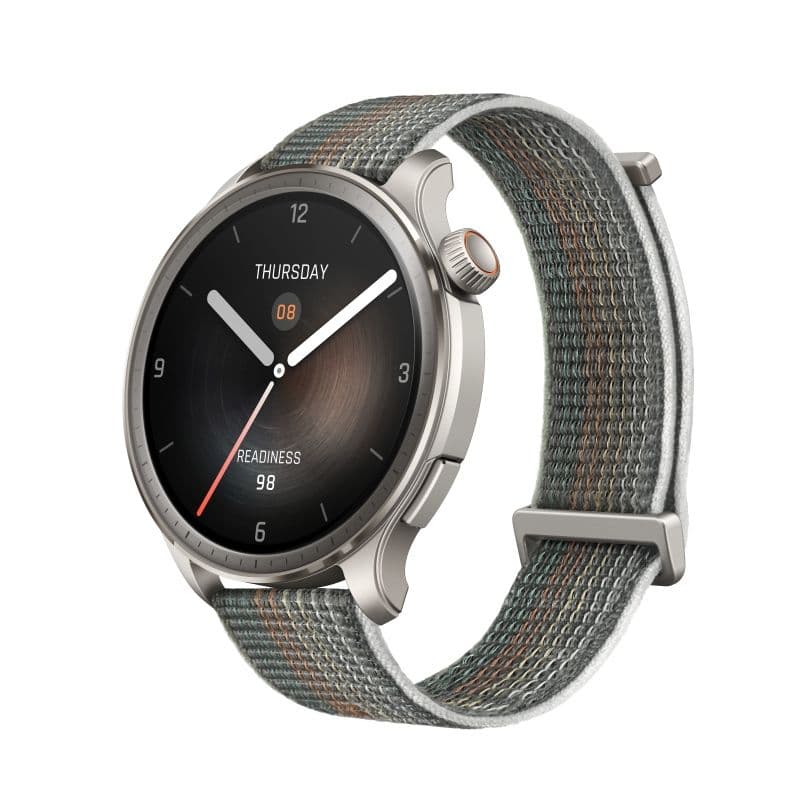 [Fitness Watch/Smartwatch] Amazfit Balance 46mm [Sunset Grey υφασμάτινο λουράκι & Midnight λουράκι σιλικόνης]