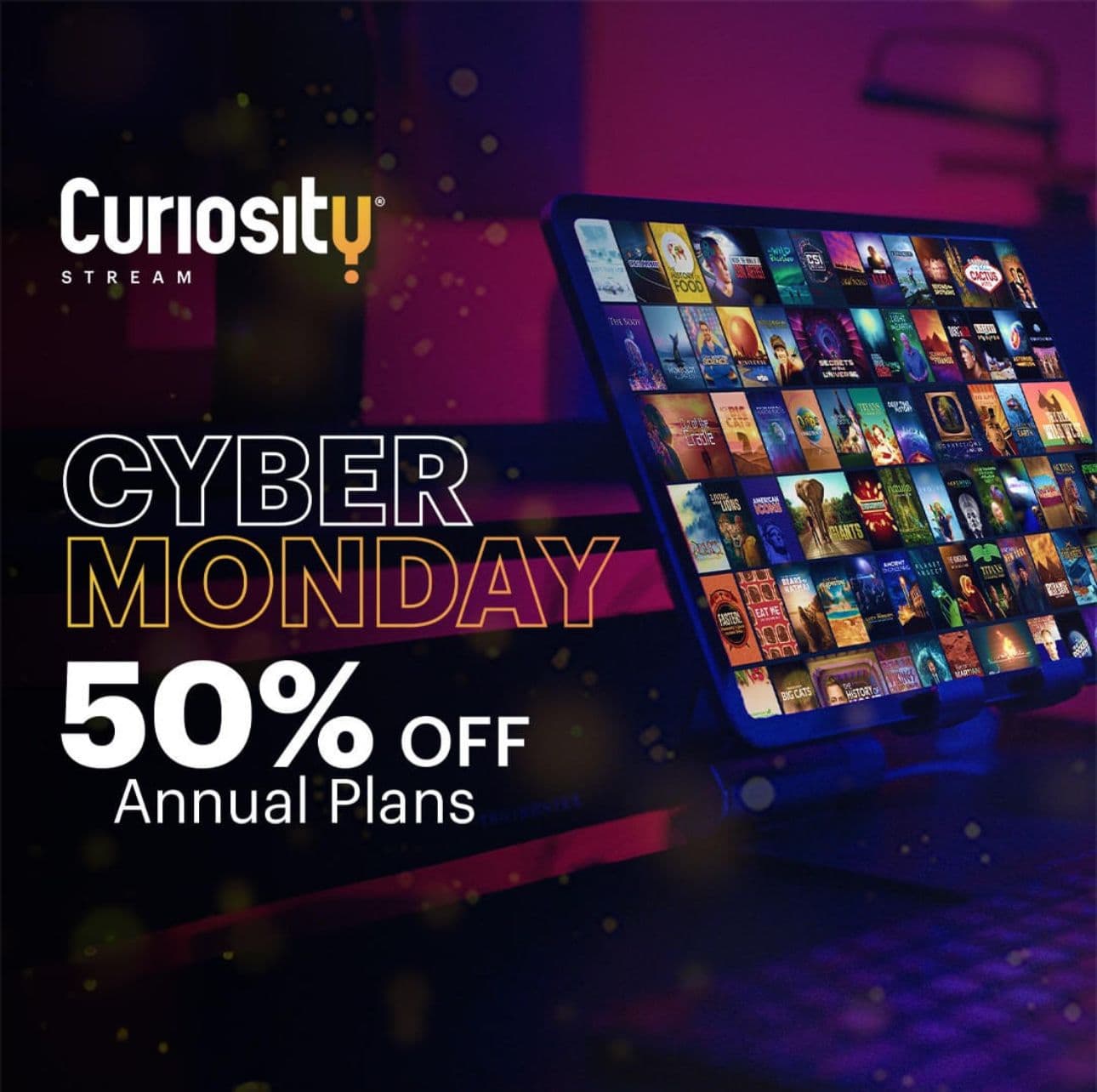 UPD 2/12 : Επιπλέον έκπτωση σήμερα στο 1.25€ το μήνα / Curiosity Stream (πλατφόρμα streaming ντοκιμαντέρ) με 1.75€/μήνα (-30%) για ένα έτος