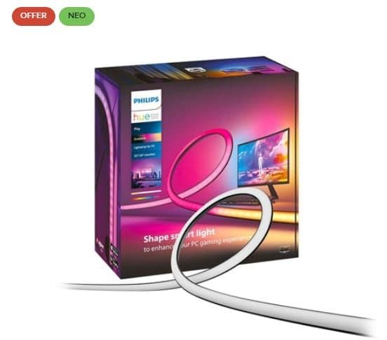 Philips Hue Lightstrip Gradient Play for PC 32-34" monitors στα 99,9€, από το ΠΛΑΙΣΙΟ