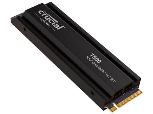 Crucial T500 2TB PCIe Gen4 NVMe M.2 με ψήκτρα (Heatsink), up to 7400MB/s (συμβατός με PS5) στα 145,87€, amazon.de