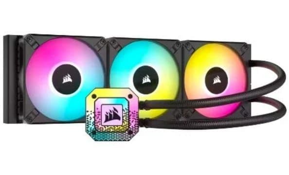 Corsair ICUE H150i Elite Capellix ΧΤ 360 Υδρόψυξη Τριπλού Ανεμιστήρα 120mm με RGB φωτισμό, black στα 139,8€