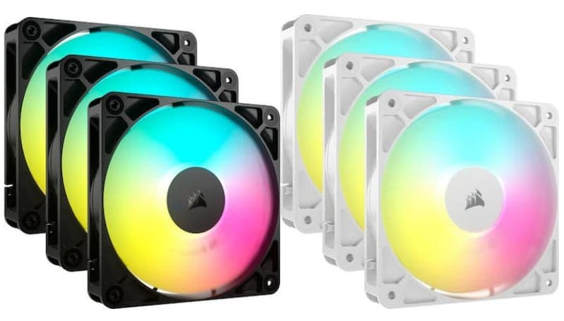 Corsair RS120 ARGB Case Fan 120mm με Σύνδεση 3-Pin 4-Pin PWM 3τμχ μαύρο ή άσπρο στα 24€ από msystems.gr και από 24,8€ σε άλλα καταστήματα