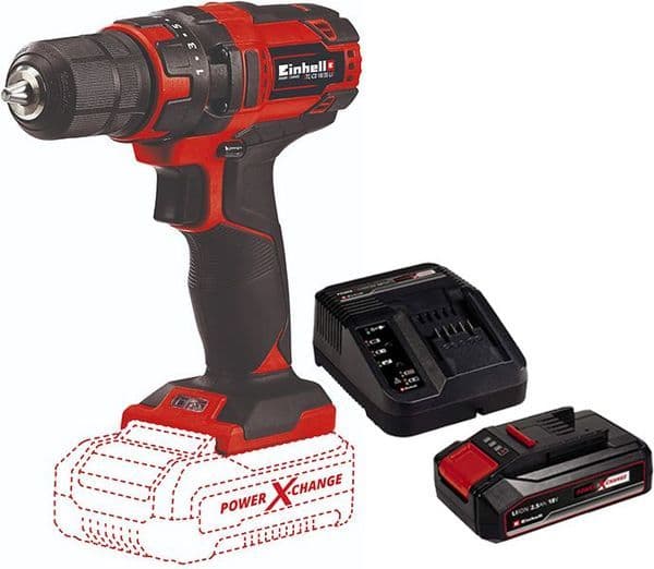 Δραπανοκατσάβιδο Μπαταρίας Einhell TC-CD 18/35 + 2.5Ah Li-on + Φορτιστής