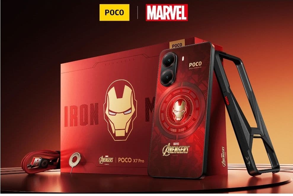 Global version POCO X7 Pro-Iron Man Edition  12/512GB 395€ 