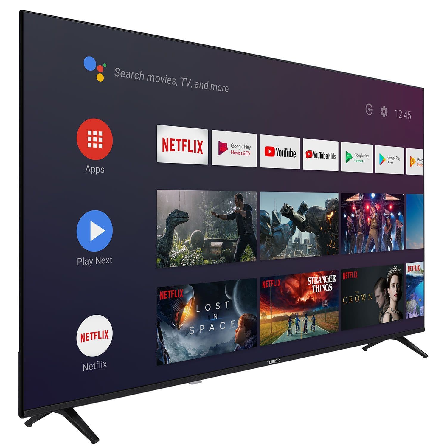 Turbo-X 4K Android TV 65" TXV-AU6595SMT στα 349€ από Πλαίσιο