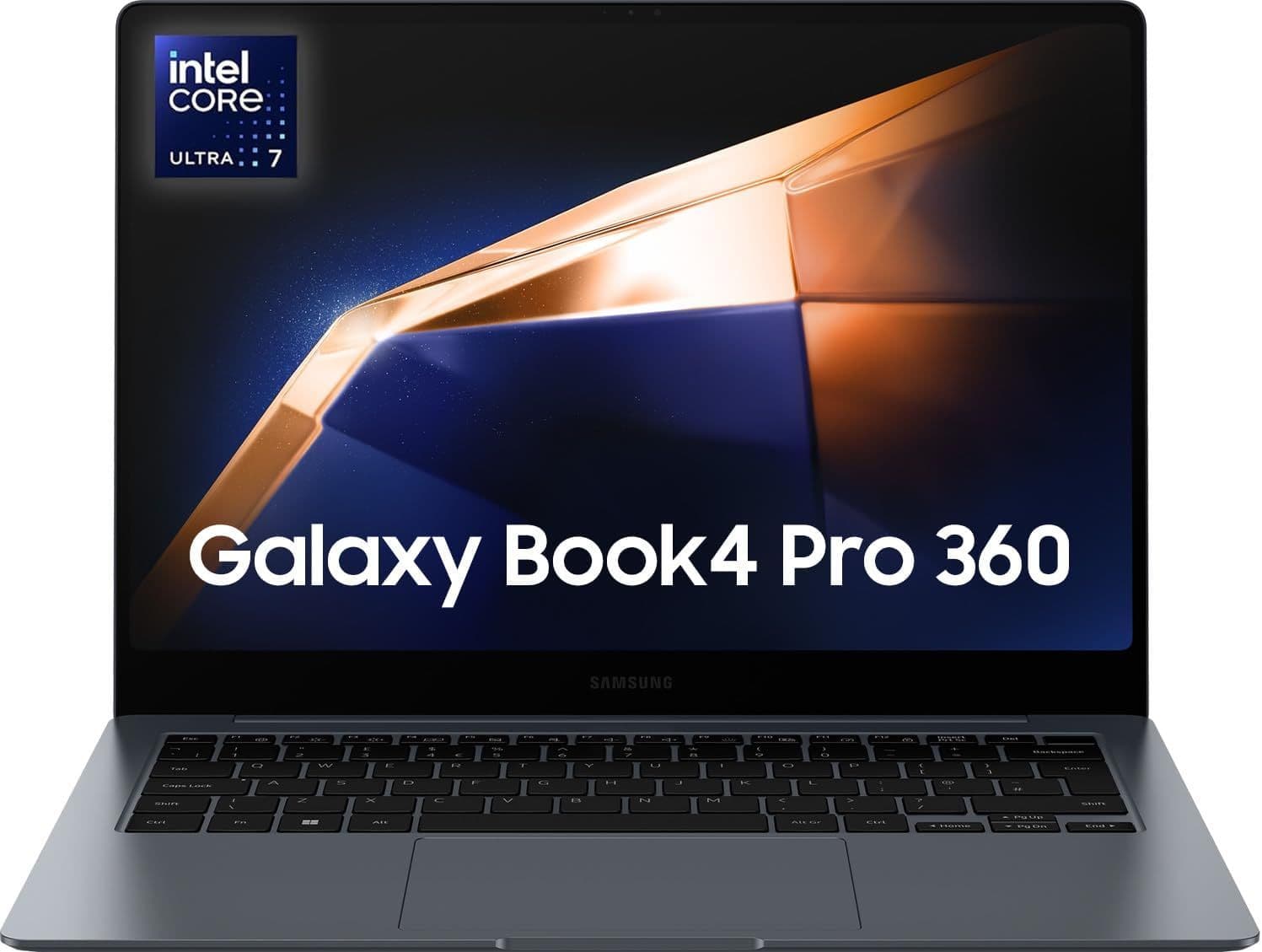 Samsung Galaxy Book4 Pro 360 (16" 3K AMOLED 120Hz Touch / Ultra 7 155H / 16GB / 512GB / W11 / QWERTY IT) Laptop