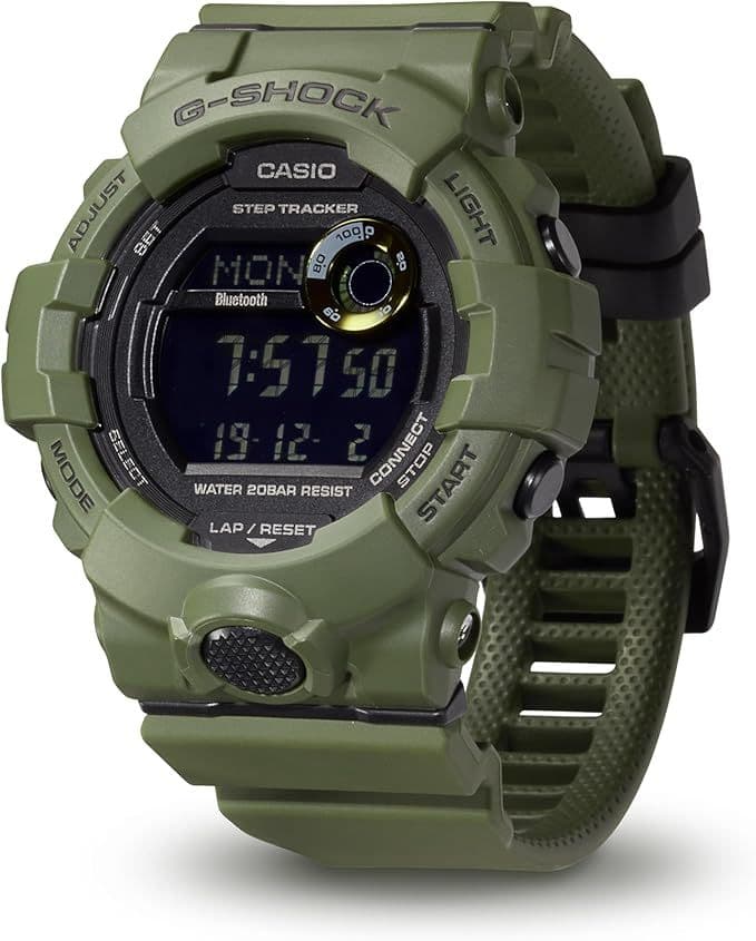 [Rugged Wristwatch] Casio G-Shock (G-Squad) GBD-800UC-3ER Step Tracker [khaki - Bluetooth]