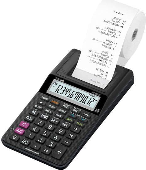 Αριθμομηχανή Χαρτοταινίας Casio HR-8RCE