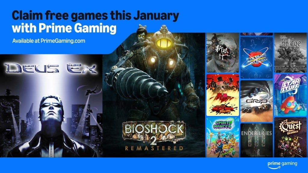  Δωρεάν παιχνίδια Ιανουαρίου 2025, στο Amazon Prime Gaming